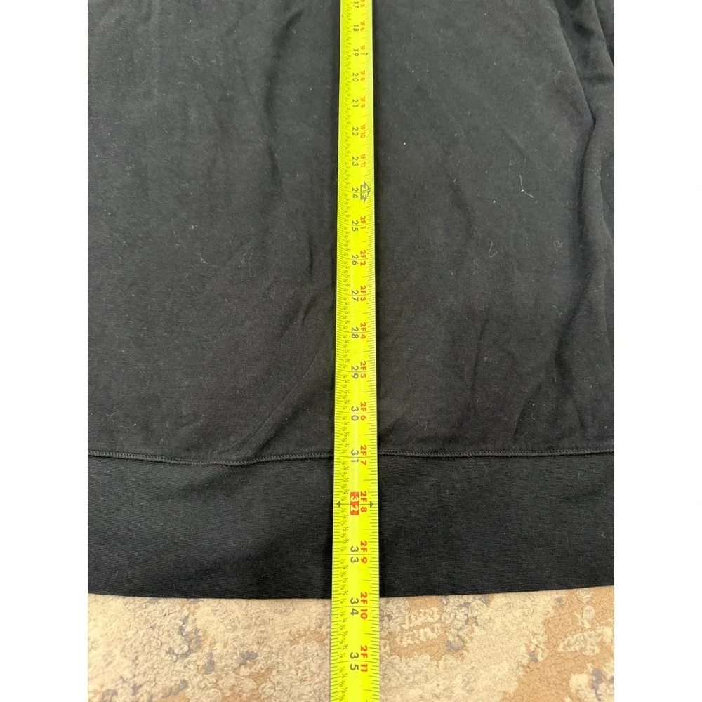 Polo Ralph Lauren Mens 4XB Black Quarter Zip Pullover Cotton Blend Logo Sweater